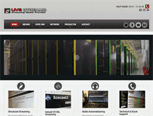 Tablet Screenshot of live-streams.nl